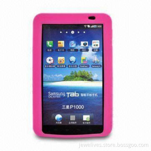 Durable Silicone Case for Samsung Galaxy Tab P1000, with Ultra Low Profile Rubber/Tear-resistant